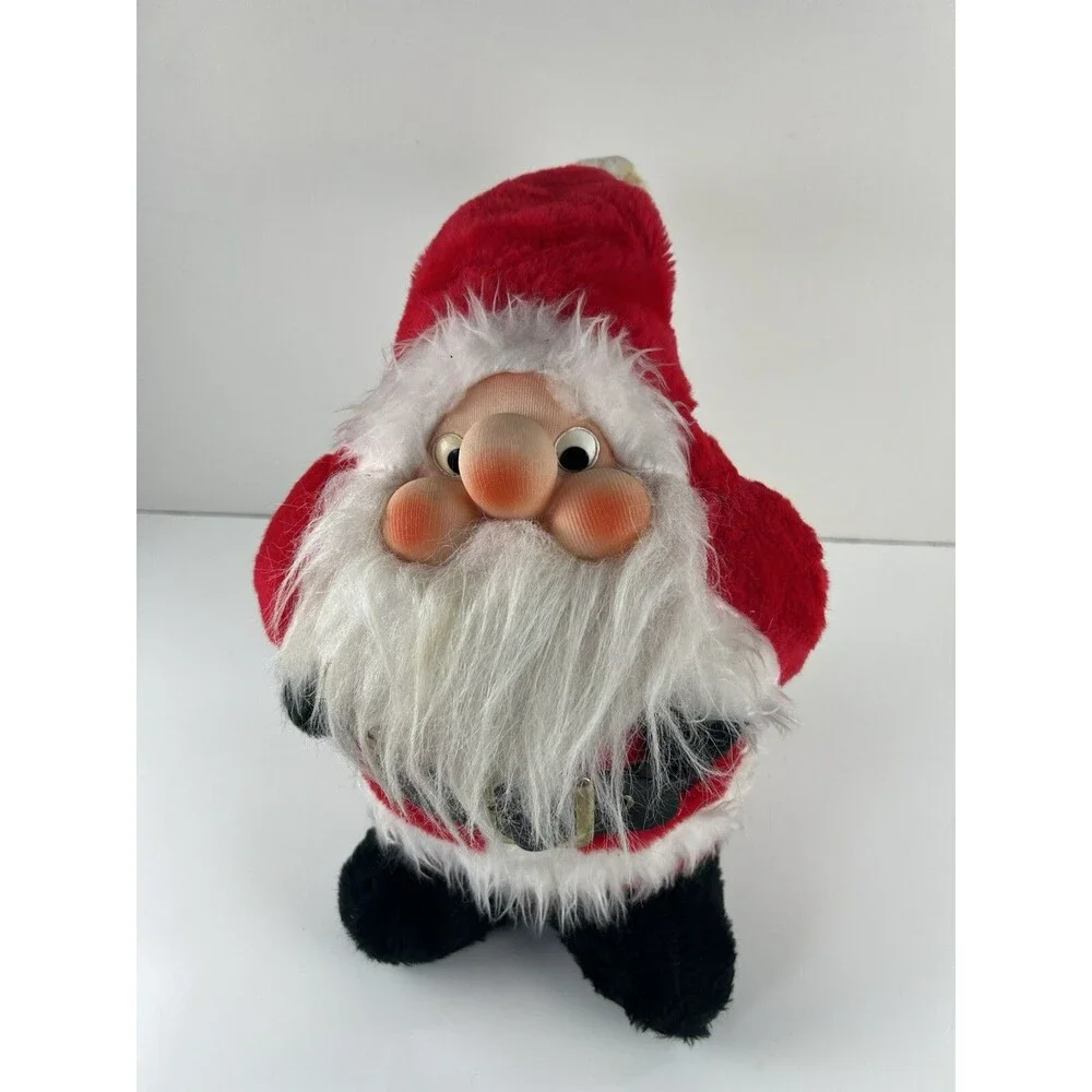 Vintage Plush Rennoc Santakins Santa Claus Doll Plush 15